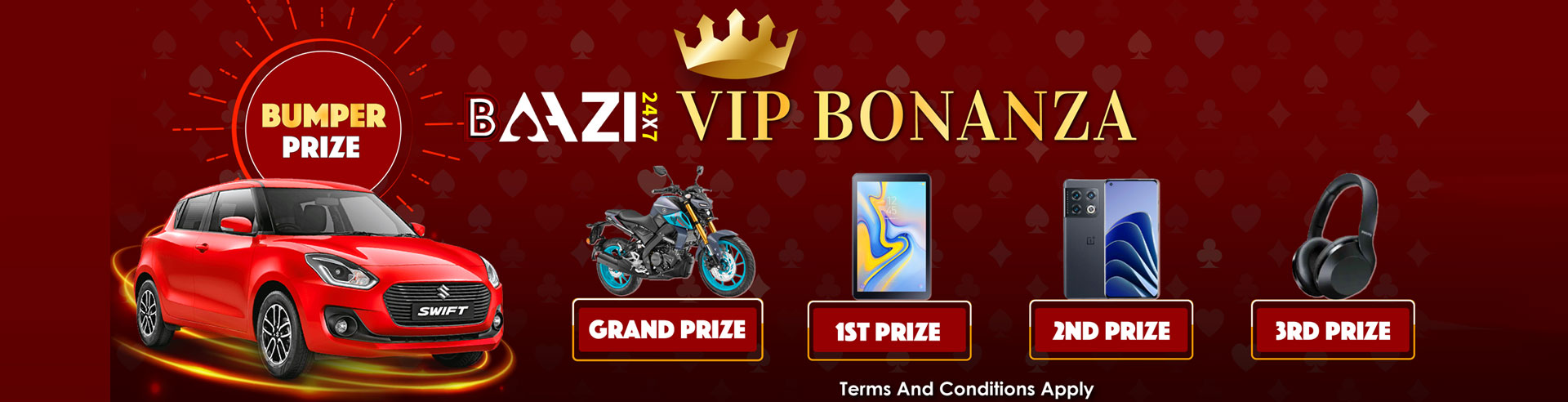 Baazi247 Signup Bonus Banner