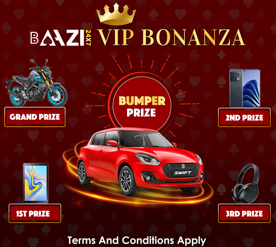 Baazi247 Signup Bonus Banner